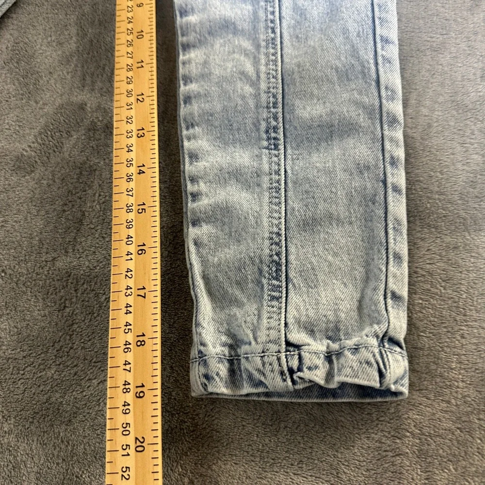 Gap Kids Girls Size 8 Girlfriend Fit Cargo Jeans Light Wash Denim Utility Pants